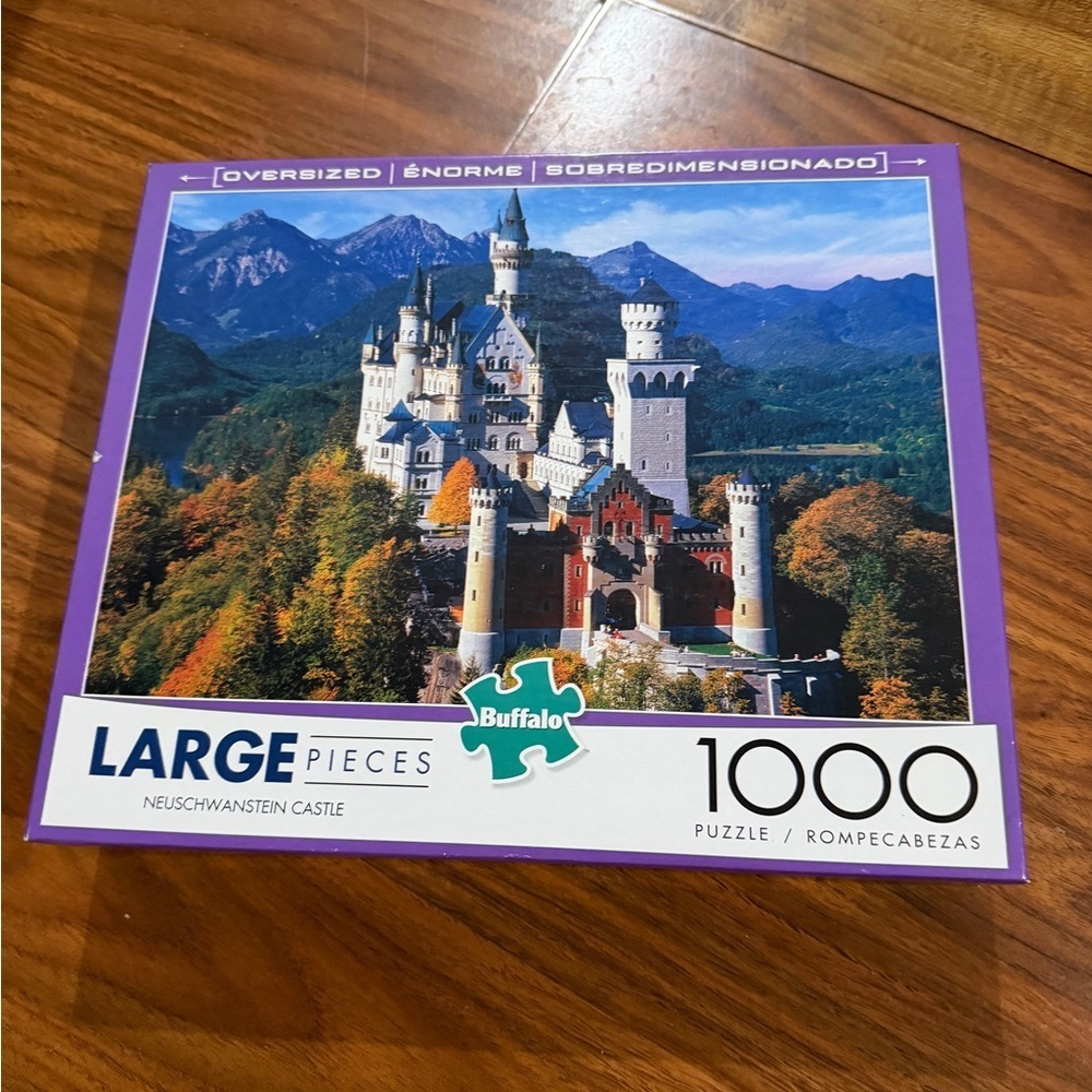 Buffalo Neuschwanstein Castle Puzzle - 1000 Pieces - Purple